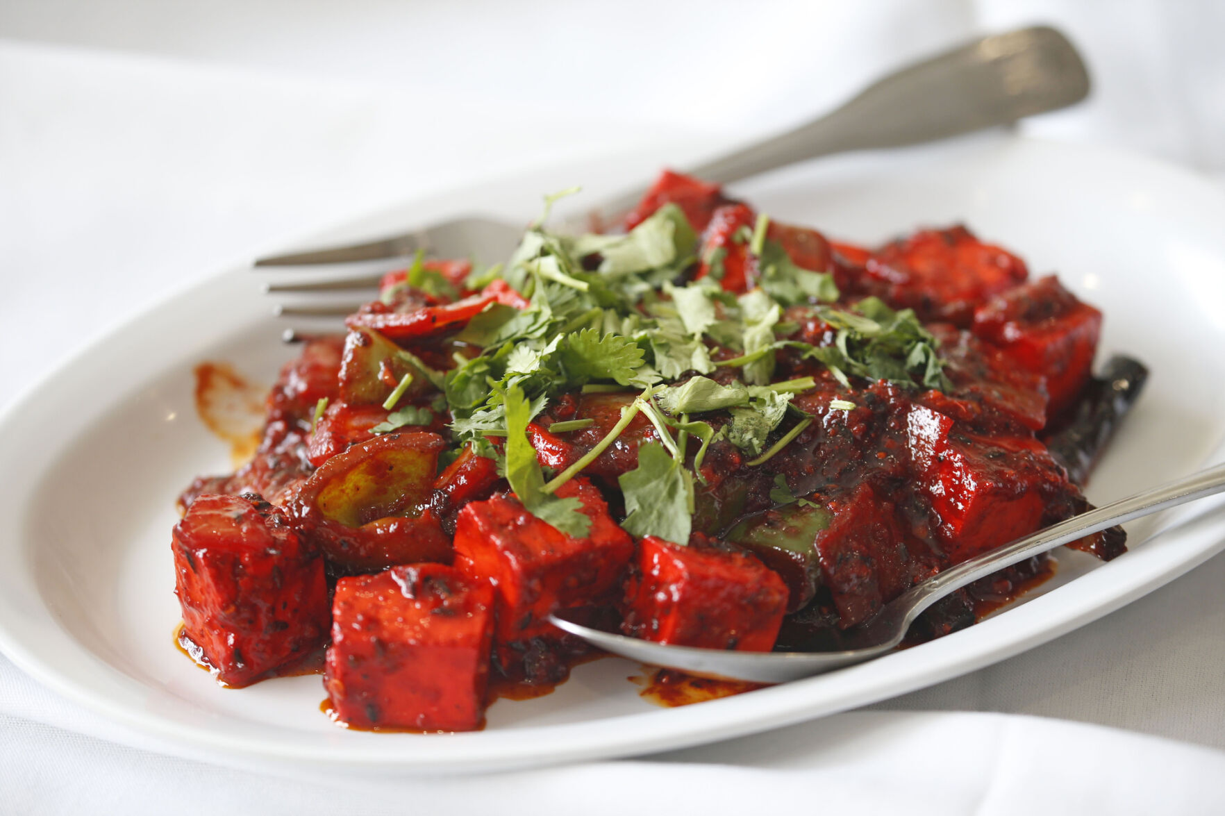 Paneer chili at Taste of Nepal restaurant in Niagara Falls